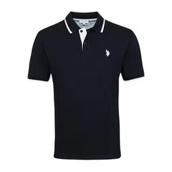 U.S. POLO ASSN. Majica črna/bela