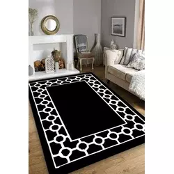 Conceptum Hypnose Tepih Bague, 200x290cm, Crno-beli
