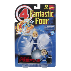 HASBRO Marvel Hasbro Legends Series Retro Fantastic Four Marvels Invisible Woman 6-palčna igrača akcijska figurica, vključuje 3 dodatke, črna, (20838637)