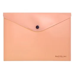 Zgibanka z gumbom Pastelini - A5, marelična