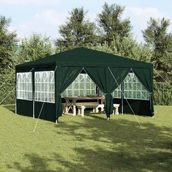 Šator za zabave Zelena 400 x 400 x 266 cm Polietilen