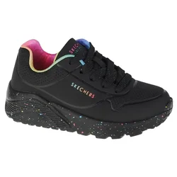 Skechers Patike za devojčice Uno Lite Rainbow Speck, Crne