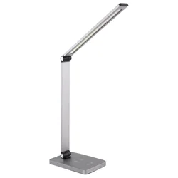 LED stona lampa sa bežičnim punjačem LED/10W/230V mat hrom