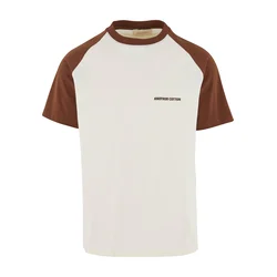 Another Cotton Lab Majica   rjava/bela