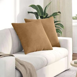 Jastučići za sofu 2 pcs Smeđa 80 x 80 cm Kordura tekstil