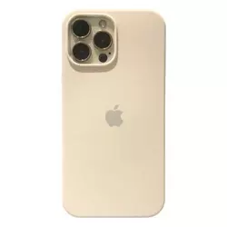 Silikonska maska LUXURY, originalno Apple pakiranje, iPhone 13 Pro, Sand