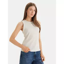 Calvin Klein Jeans Top LV047F232G Bež Regular Fit