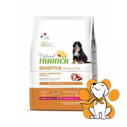 Natural Trainer Sensitive No Gluten Medium/Maxi, Puppy&Junior Duck 3kg, Pačetina