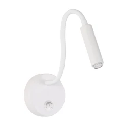 Brilagi - LED prigušiva fleksibilna zidna lampa MAYA 1xG9/4W/230V bela