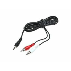 E-GREEN Kabl audio 3.5mm - 2xRCA 5m crni