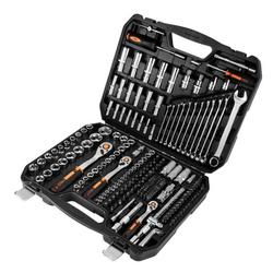 Neo Tools 10-076 Set nasadnih ključeva – 219 delova, 1/2, 3/8, 1/4, CrV ( 10-076 )