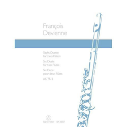 DEVIENNE:SIX DUETS FOR TWO FLUTES OP.75,2