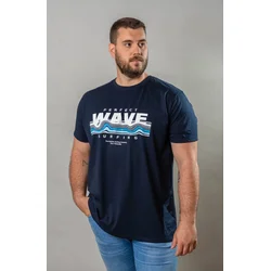 Panda4U Muška majica Wave, Teget