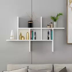 Hanah home Zidna polica Bela