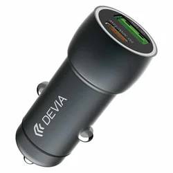 Devia Auto punjač Extreme speed series, PD, QC, 48W, Crni
