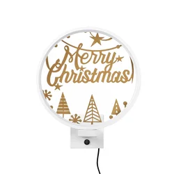 Opviq XMAS28 Zidna lampa, Belo-Zlatna