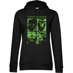 Type O Negative Faces Black L Ženske Kapuco