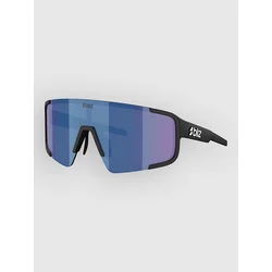 BLIZ Active Eyewear P003 Small Matte Black Sunglasses grey w blue mirror