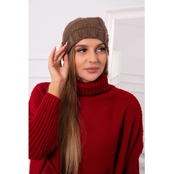 Kesi Cap with fleece Ula K271 cappuccino