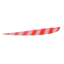 Trueflight Feathers 4” Shield Bright Stripes RW
