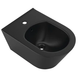 AVVA stenski viseči bide 35,5x53cm, črna mat - Črna - 35,5x53 cm - Sapho - 24 - Keramika - Classic - 355 - 530 - 14