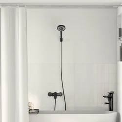 Set glave tuša Crna G 1 / 2 inča