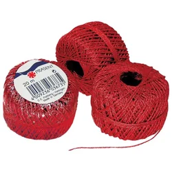 ŠPAGA OKRASNA METALIK FI-2 MM/20M PRASENT 127-609 RDEČA