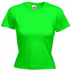 FRUIT OF THE LOOM Majica Ženska Fit Crew Neck Tee Kiwi 610560KI