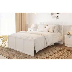 Hanah Home Francuski ležaj Rb-168-04-004, 160x200 cm, Beli