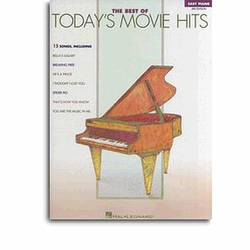 TODAYS MOVIE HITS EASY piano note
