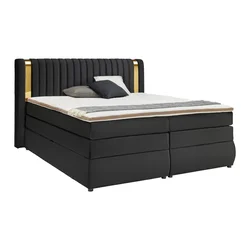 Boxspring Krevet Minola Gold 160/200 cm , crna