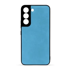 Futrola Leather Case za Samsung S22, Svetloplava