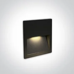 ZIDNA SVJETILJKA LED 3W/3000K IP65 CRNA