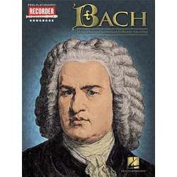 Hal Leonard Bach Recorder Songbook Note