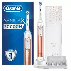 ORAL-B električna zobna ščetka Geniusx20000N Rose Gold Sensitive