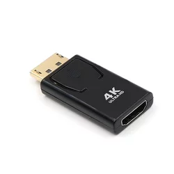 Venisymlis Kabel DP v HDMI - pretvornik 4K@60Hz (črna, različica 1.4), (22105244)