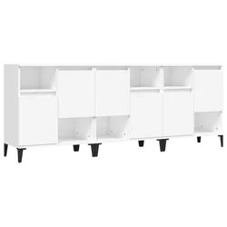 Komode 3 kom bijela 60x35x70cm konstruirano drvo