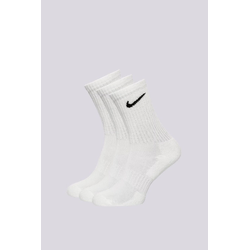Nike Everyday oblazinjene nogavice 3 pari bele barve