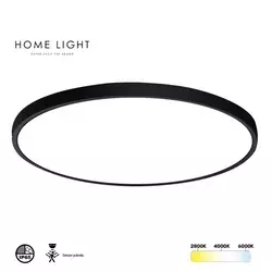 LED PLAFONJERA L7760-18W CCT SENZOR (LV18W) CRNA NEW