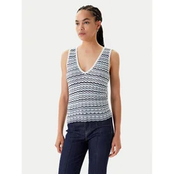 Morgan Top 251-MINKO Modra Regular Fit