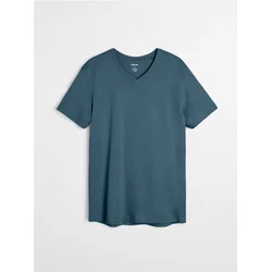 Sinsay - Pamučna basic majica - indigo