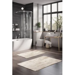 Lessentiel Maison Set prostirki za kupatilo CT-5177, 2 Komada, Krem