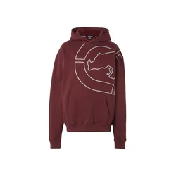Ecko Unlimited Majica svetlo siva / temno rdeča