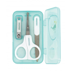 Set za nokte za bebe 3 dela Narwhal Mint - Kikka Boo set za nokte za bebe
