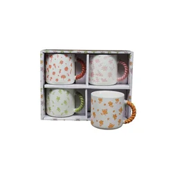 PORCELAN ŠOLJA 320ml 4/1 (CVET) R23111