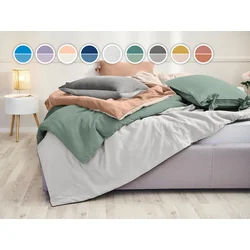Dormeo Posteljina Essentials, 140x200cm, Plavo-siva