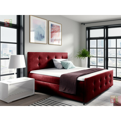 Boxspring postelja Viena - 140x200 cm