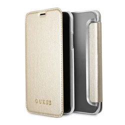 Maska na preklop Guess Book za iPhone X, Zlatna
