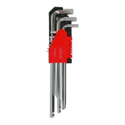 shumee AWTOOLS ČRNI IMBUSNI KLJUČI 9-DELNI/KROGLIČNI
