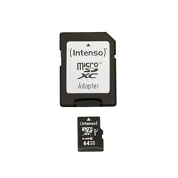 Micro SDXC Intenso 64GB UHS-I Premium 3423490 + adapter